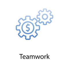 Teamwork icon. Suitable for Web Page, Mobile App, UI, UX and GUI design.