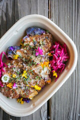 Chicken dinner to go 