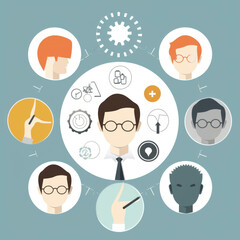 How might the results of a personality test shape the employers opinion of you Psychology art concept. AI generation.