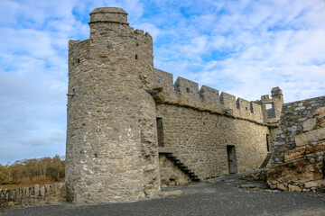 Fototapeta na wymiar Ross Castle in Killarney National Park, Republic of Ireland