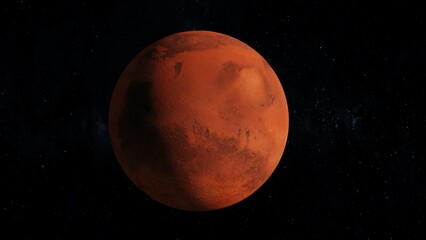 4K image of the planet Mars.