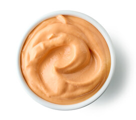 orange color dip sauce