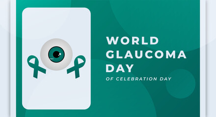 World Glaucoma Day Celebration Vector Design Illustration for Background, Poster, Banner, Advertising, Greeting Card