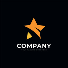 Obraz premium star logo icon and logo template