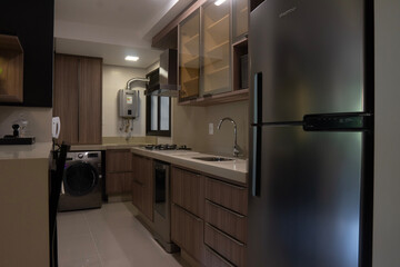 Apartamento Decoração Casa Design Interior Quarto Sala Mobília Arquitetura Eletrodoméstico...