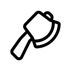 Editable axe vector icon. Part of a big icon set family. Perfect for web and app interfaces, presentations, infographics, etc