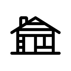 Editable cabin vector icon. Part of a big icon set family. Perfect for web and app interfaces, presentations, infographics, etc