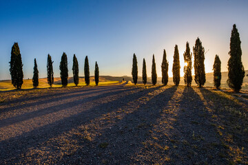 Sunset in Tuscany