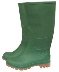 Green rubber boot - 584464737