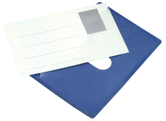Old empty identity card