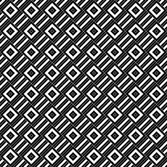 Repeated rhombuses and stripes ornamental background. Diamonds and strokes wallpaper. Ethnic seamless surface pattern design with geometric figures. Tribal embroidery motif. Digital paper, page fill.