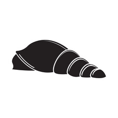 Sea shell logo icon, vector illustration template design