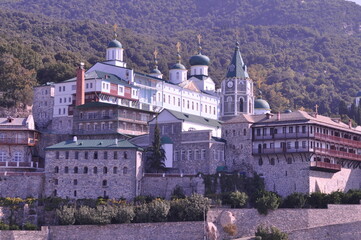 The Monastery of Agiou Panteleimonos is a monastery built on Mount Athos
