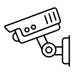 CCTV Camera Outline Icon