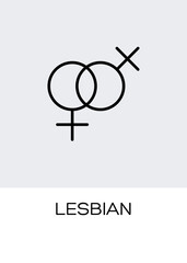 lesbian gender orientation symbol sexual icon