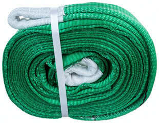 colored cable for a car on a white background with metal hooks