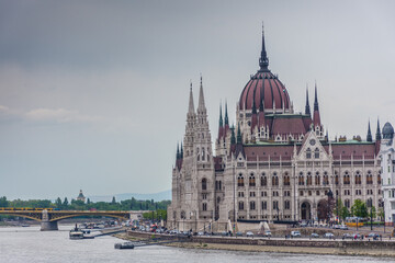 Fototapeta na wymiar View of Budapest city center, Hungary