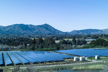 Obraz premium SDGsイメージ 太陽光発電