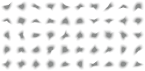 Halftone Abstract Background Set of 50