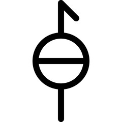 demigender gender orientation symbol sexual icon