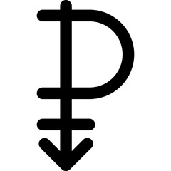 Obraz premium pansexual gender orientation symbol sexual icon