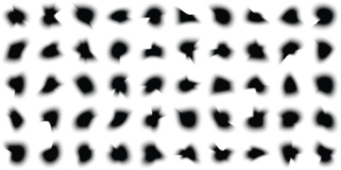 Halftone Abstract Background Set of 50