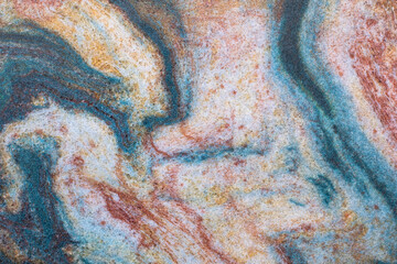 Colorful quatzite stone surface