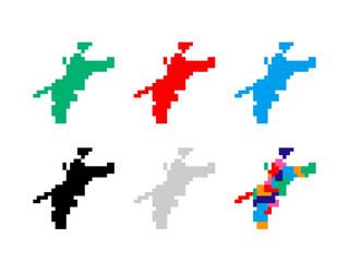 Obraz premium 愛媛県 地図（スクエア③）