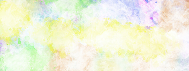 Modern colorful grunge watercolor background. Beautiful abstract multi color watercolor paint background. 