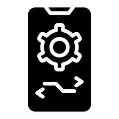 app development glyph icon