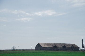 landscape with barn