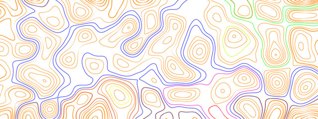 Abstract topographic contours map background, Topography map background. Vector geographic contour map.