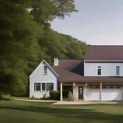 Obraz premium A house that is falling apart3, Generative AI