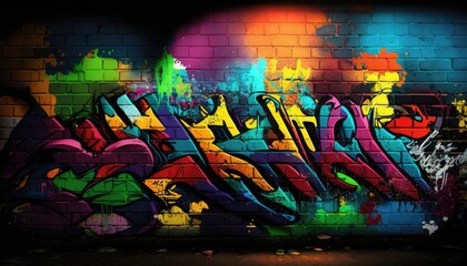 graffiti on the wall