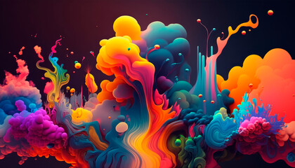 Obraz na płótnie Canvas colorful tints wallpaper