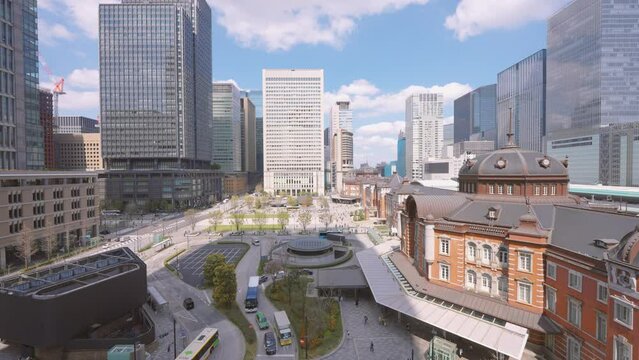 東京駅の風景（早送り映像）