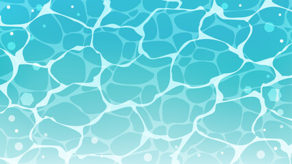 海の表面の波紋をイメージしたイラスト　アスペクト比16：9バージョン