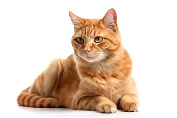 cat isolated on white background