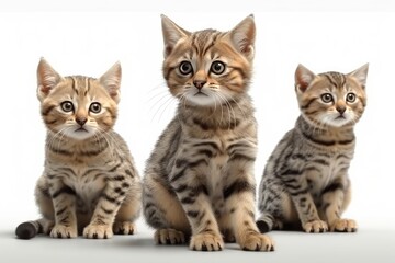 Fototapeta na wymiar group of kittens