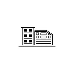 building icon design vector element