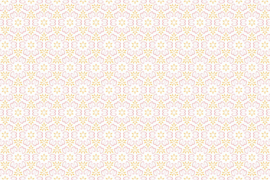 Pattern seamless abstract floral background stripe gold luxury color and line. Geometric line vector.