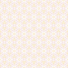 Geometric seamless pattern of black and gold color ethnic motifs for wallpapers and background.