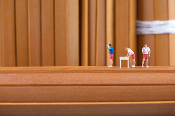 Miniature creative exploration of ancient culture bamboo slips books