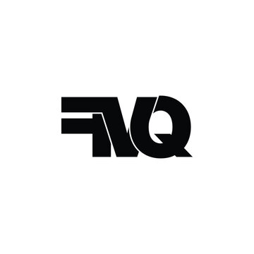 FVQ letter monogram logo design vector
