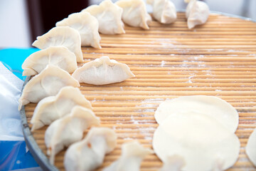 Fototapeta na wymiar Chinese traditional food dumplings China