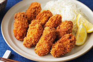 カキフライ Japanese deep fried breaded oysters