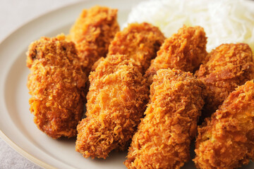カキフライ Japanese deep fried breaded oysters