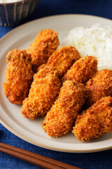 カキフライ Japanese deep fried breaded oysters