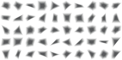 Halftone Abstract Background Set of 50