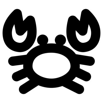 recommend clip art: Simple crab icon